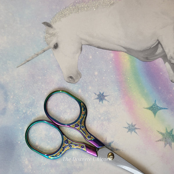 Floral Rainbow Unicorn Scissors