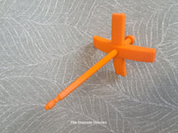 3D Printed Turkish Drop Spindle Spindles Spinning