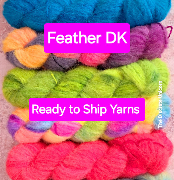 Feather DK Baby Alpaca 50g 100m  in Stock Ready to Ship Skeins SALE Shop Update