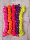 Neon Nepp Mini Skein Bundles 4ply Ready to Ship