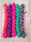 Neon Nepp Mini Skein Bundles 4ply Ready to Ship