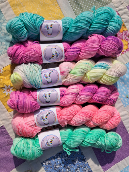 MERINO NYLOM  DK 3 X 100G 200M SKEINS In Stock Ready to Ship Skeins SALE Shop Update