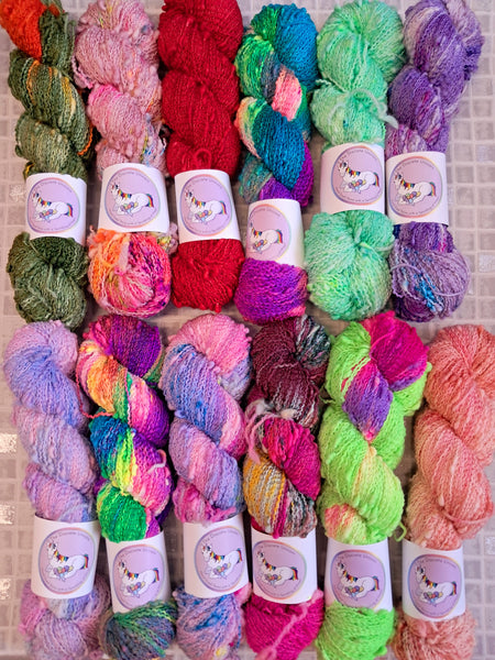 NOBBLY BOBBLY 3 X 100G 400M SKEINS In Stock Ready to Ship Skeins SALE Shop Update