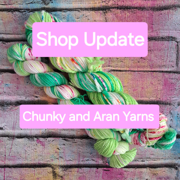 Aran & Chunky In Stock Ready to Ship Skeins SALE Shop Update Single Skeins