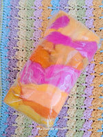 Stuffed Scrap Fibre Bags 100g Mixed Breeds Wool Tops ready to ship