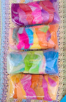 Stuffed Scrap Fibre Bags 100g Mixed Breeds Wool Tops ready to ship