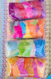 Stuffed Scrap Fibre Bags 100g Mixed Breeds Wool Tops ready to ship