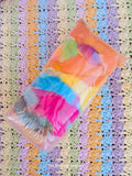 Stuffed Scrap Fibre Bags 100g Mixed Breeds Wool Tops ready to ship