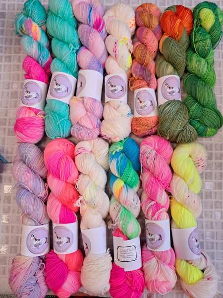 4ply sock yarn 3 X 100G 425M SKEINS In Stock Ready to Ship Skeins SALE Shop Update