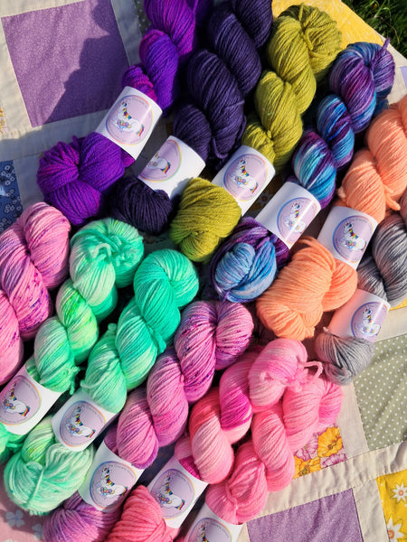 100% Merino  DK 3 X 100G 200M SKEINS In Stock Ready to Ship Skeins SALE Shop Update
