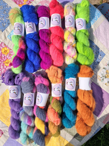 Feather DK Baby Alpaca Fluffy yarn 3 X 50G 100M SKEINS In Stock Ready to Ship Skeins SALE Shop Update
