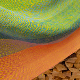 Handwoven Cotton Rainbow Check Wrap Shawl Scarf